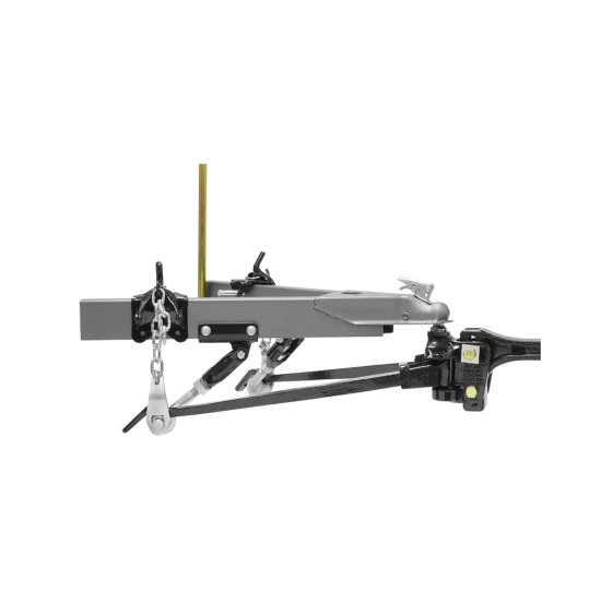 Strait-Line hitch with Dual Cam Sway Control and weight distribution system