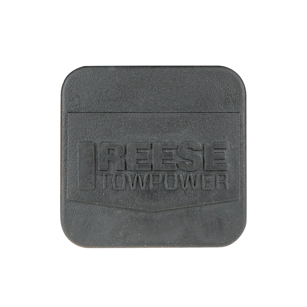 REESE receiver tube cover fitting 2 inch hitch, protects against debris and extends hitch life