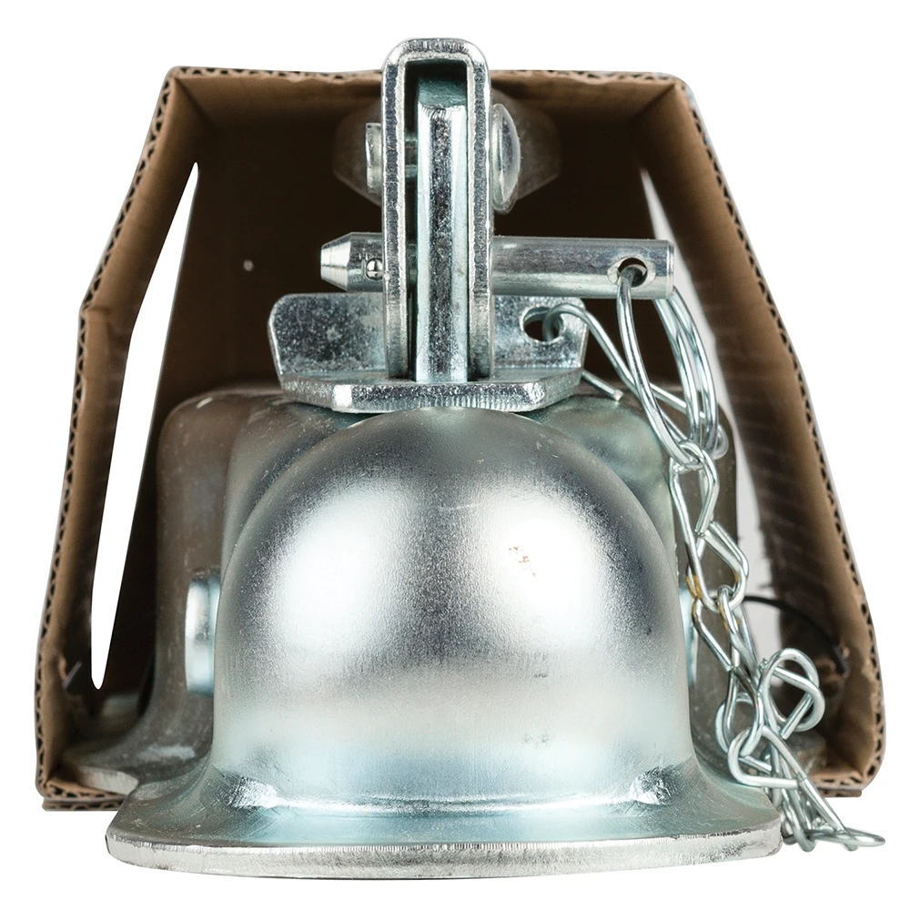 REESE Towpower coupler, dual-fit with trigger latch and tethered pin
