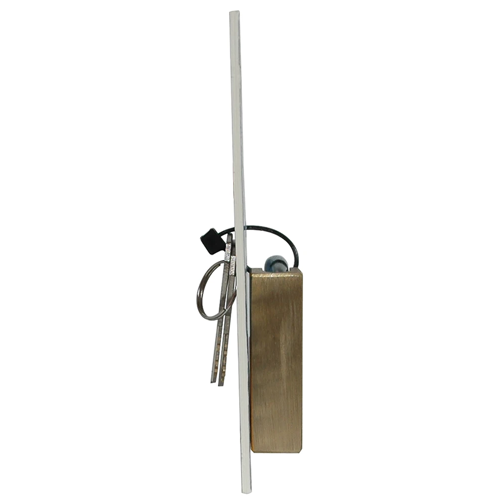REESE Towpower brass trailer coupler lock with flat key design
