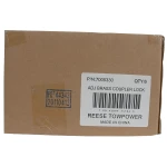 REESE Towpower brass trailer coupler lock with flat key design