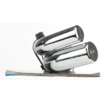 REESE Towpower hitch lock with chrome plated bent pins and push button mechanism