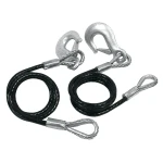 Reese Towpower Towing Safety Cable 5,000 lbs Capacity with Clevis Hooks 7007500