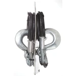 REESE safety chains with clevis hooks, 40 inch length, 5000 lbs capacity, vinyl coating