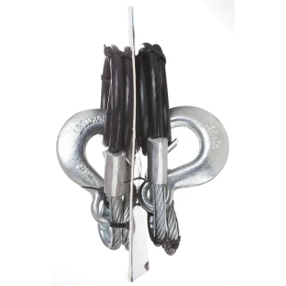 REESE safety chains with clevis hooks, 40 inch length, 5000 lbs capacity, vinyl coating