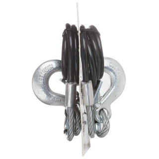 REESE safety chains with clevis hooks, 40 inch length, 5000 lbs capacity, vinyl coating