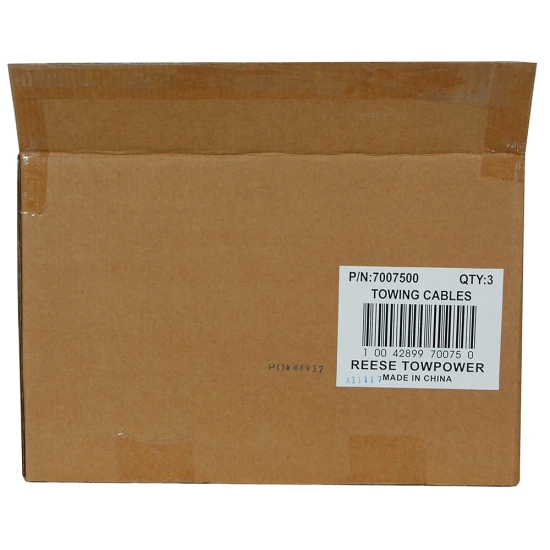 REESE safety chains with clevis hooks, 40 inch length, 5000 lbs capacity, vinyl coating