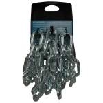 REESE safety chains featuring 72-inch length and 5000 lbs capacity with a bright zinc finish and quick links.