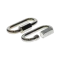 REESE safety chains with chrome finish, ideal for secure trailer towing and safety compliance.