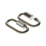 REESE Durable Safety Chains for Secure Towing - 5/16 inch Diameter REESE safety chains with chrome finish, ideal for secure trailer towing and safety compliance.