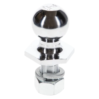REESE Towpower InterLock hitch ball with patented hex design and chrome finish