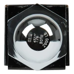 REESE Towpower InterLock hitch ball with patented hex design and chrome finish