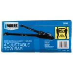 REESE adjustable tow bars securely towing a vehicle with easy installation.