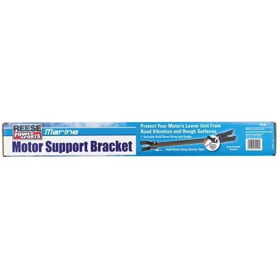 Reese Towpower Marine trailer support bracket with shock absorption and black powder coat