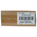 REESE Towpower hitch pin clips with vinyl coating for secure grip on Class I-IV receivers