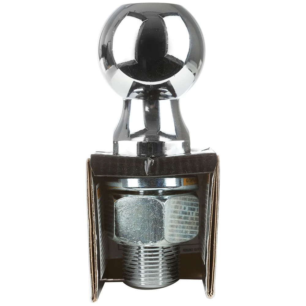 REESE hitch ball with 2-5/16 inch diameter, chrome finish, torque to 450 ft. pounds