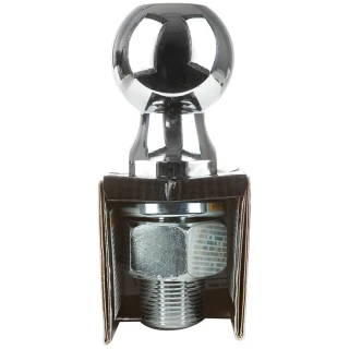REESE hitch ball with 2-5/16 inch diameter, chrome finish, torque to 450 ft. pounds
