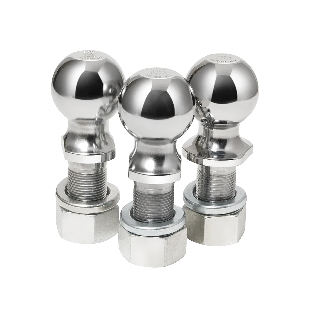 REESE hitch ball, 2-5/16 inch diameter, 1-1/4 inch shank, chrome finish, 17,000 lbs capacity