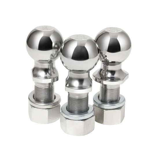REESE hitch ball, 2-5/16 inch diameter, 1-1/4 inch shank, chrome finish, 17,000 lbs capacity