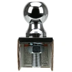 REESE Towpower chrome hitch ball with 2 inch diameter and 3500 lb capacity