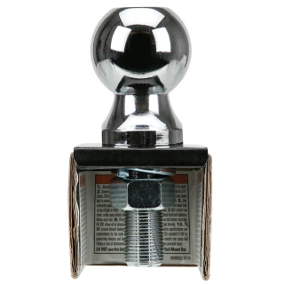REESE Towpower chrome hitch ball with 2 inch diameter and 3500 lb capacity