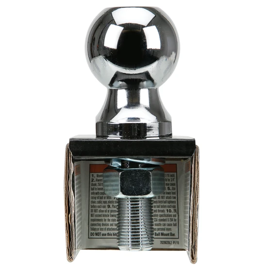REESE Towpower chrome hitch ball with 2 inch diameter and 3500 lb capacity