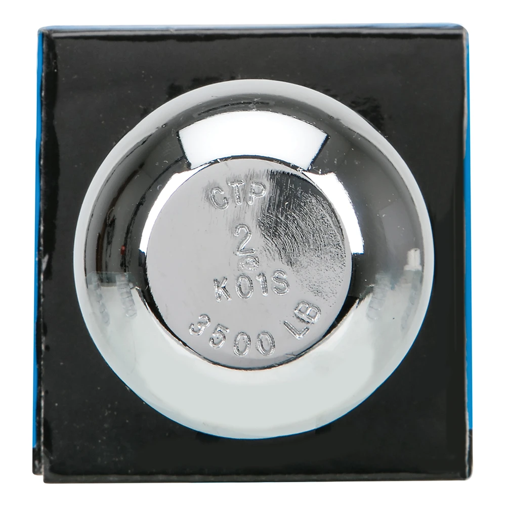 REESE Towpower chrome hitch ball with 2 inch diameter and 3500 lb capacity