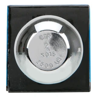 REESE Towpower chrome hitch ball with 2 inch diameter and 3500 lb capacity