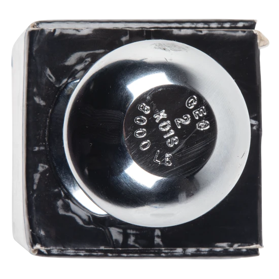 REESE hitch ball with chrome finish, 2 inch ball diameter and 8,000 lbs capacity