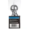 REESE hitch ball with 2 inch diameter and 8,000 lbs capacity in chrome finish