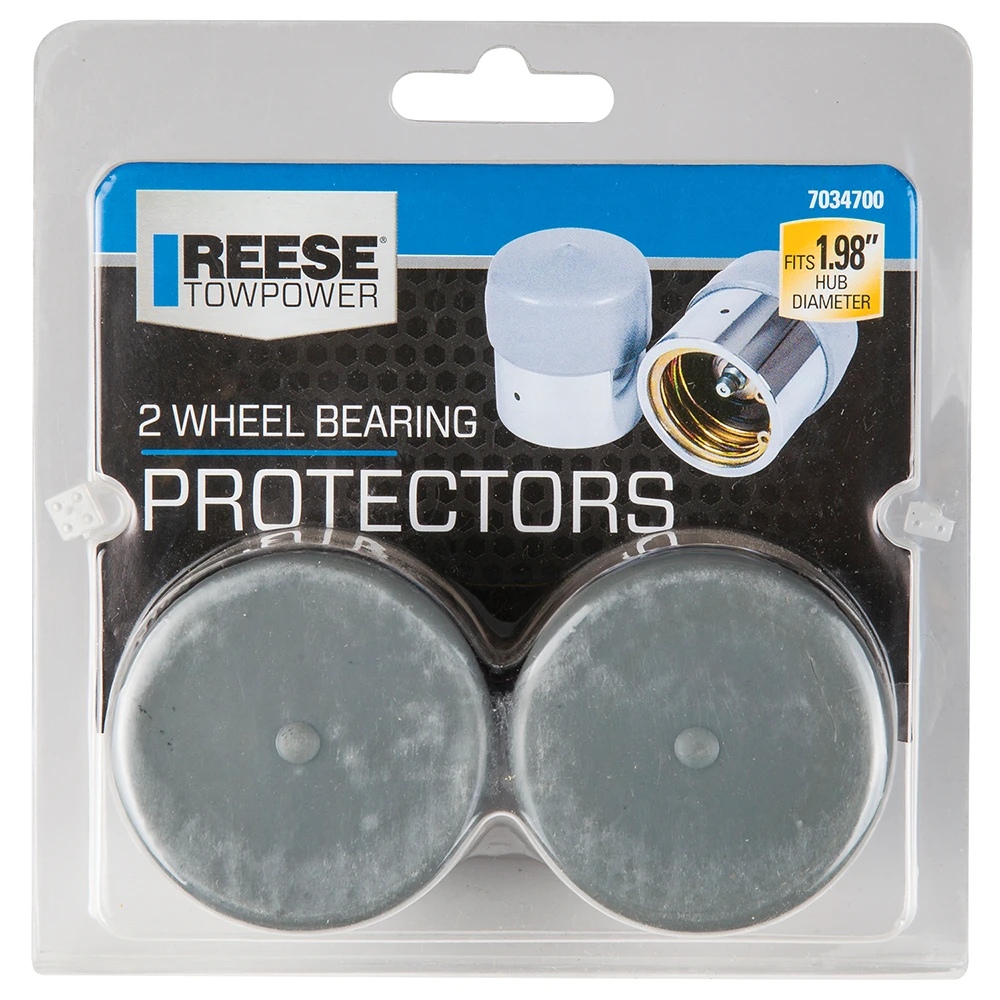 REESE Towpower bearing protector grease cap, 1.980 inch diameter, for secure towing