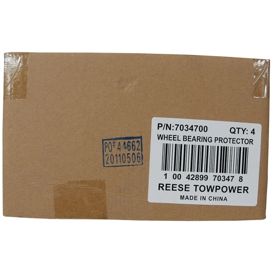 REESE Towpower bearing protector grease cap, 1.980 inch diameter, for secure towing