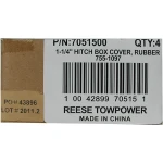 REESE hitch cover for 1-1/4 inch receiver to protect from debris