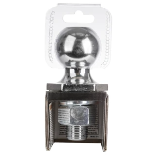 REESE hitch ball with chrome finish, 2 inch diameter and 7,500 lbs capacity