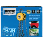 REESE Towpower chain hoist with 2000 lbs lifting capacity and swivel hooks