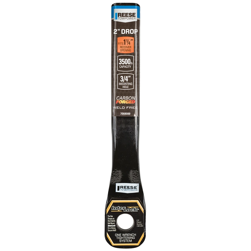 REESE draw bar with 1-1/4 inch receiver compatibility for towing