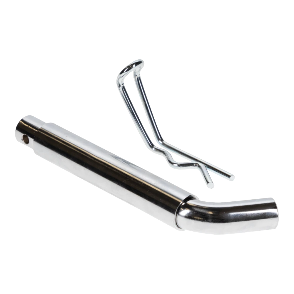 REESE Towpower heavy duty hitch pin securing a ball mount in a 3-inch hitch receiver