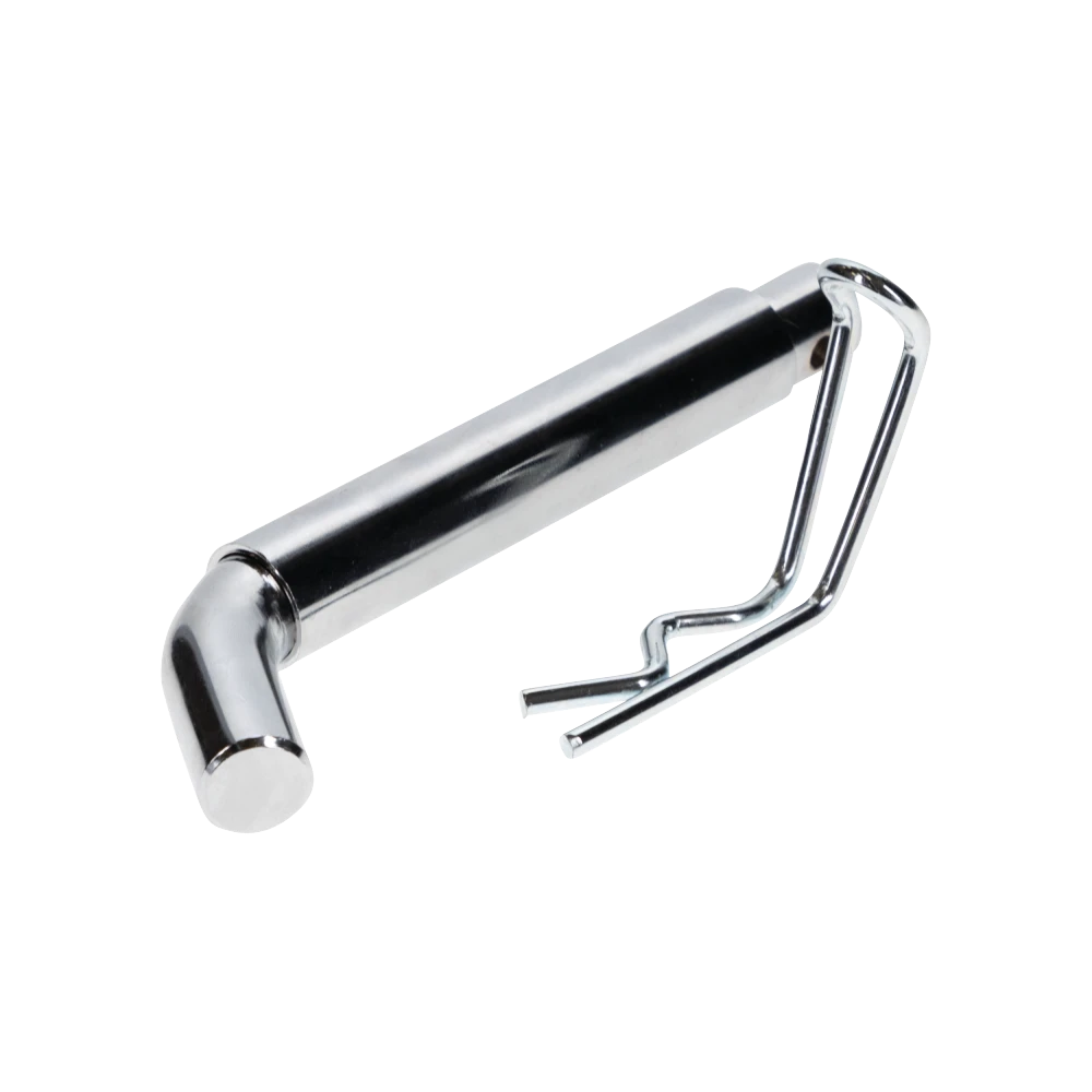 REESE Towpower heavy duty hitch pin securing a ball mount in a 3-inch hitch receiver