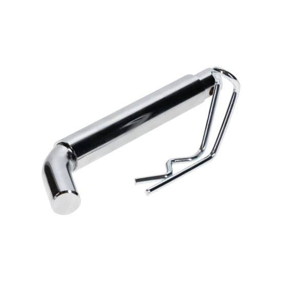 REESE Towpower 3-Inch Heavy Duty Hitch Pin for Secure Towing REESE Towpower heavy duty hitch pin securing a ball mount in a 3-inch hitch receiver