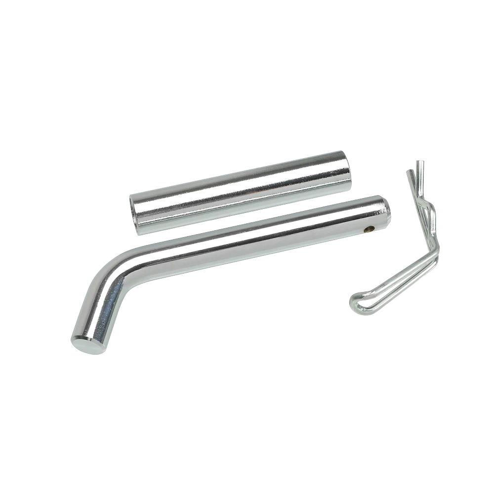 REESE Towpower heavy duty hitch pin securing a ball mount in a 3-inch hitch receiver