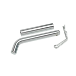 REESE Towpower heavy duty hitch pin securing a ball mount in a 3-inch hitch receiver