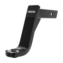 Interlock Trailer Hitch Ball Mount Fits 2 Inch Receiver 8 Inch Drop 6.75 Inch Rise 7500 Pounds Black 7091100