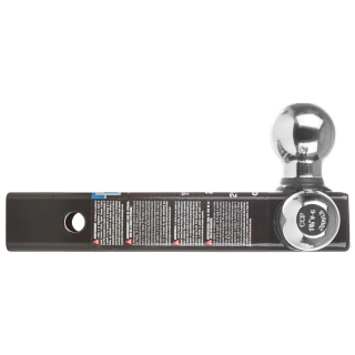 REESE specialty ball mount, black powder coat, fits 2-inch receiver, tri-ball, high-capacity towing