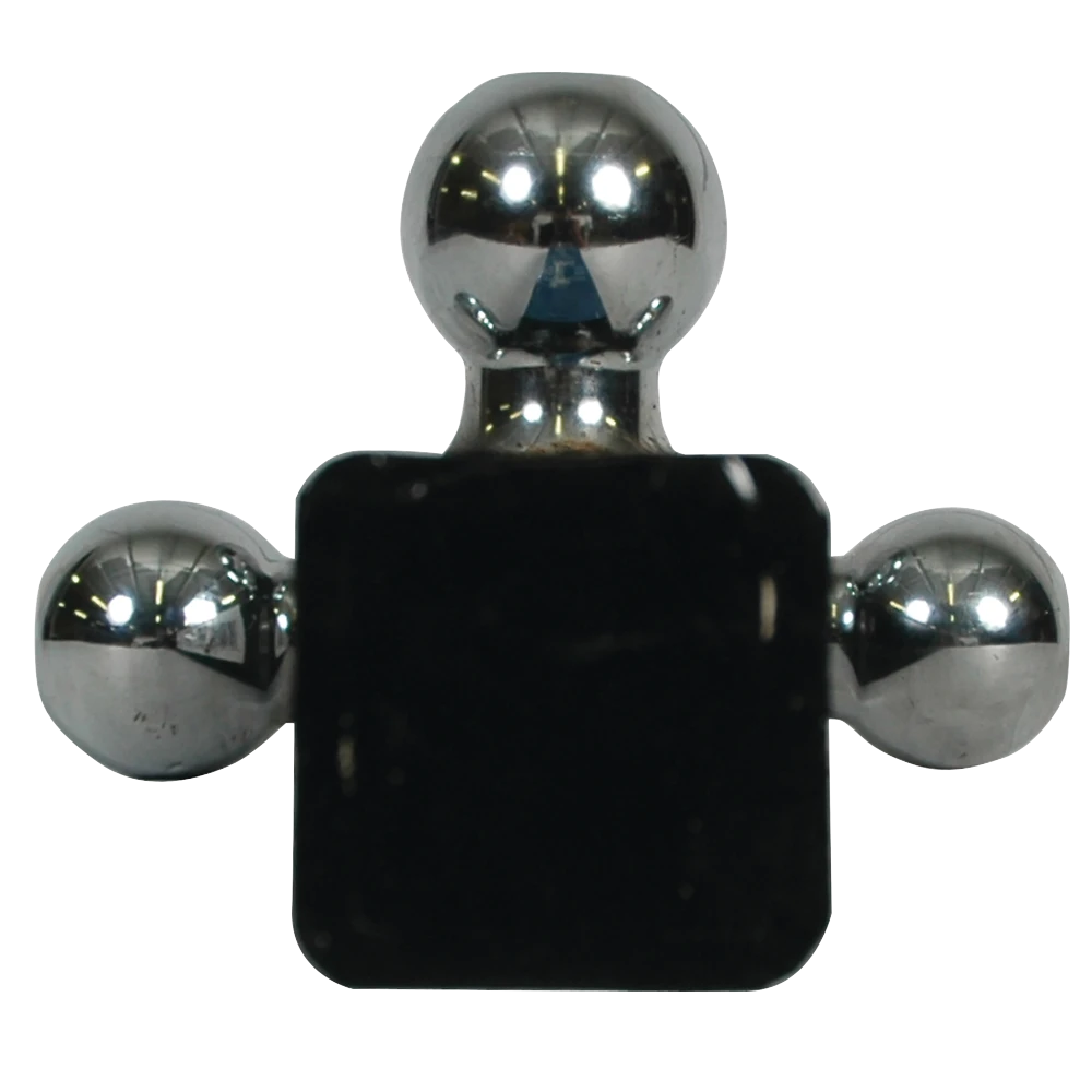 REESE specialty ball mount, black powder coat, fits 2-inch receiver, tri-ball, high-capacity towing