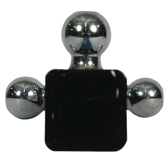 REESE specialty ball mount, black powder coat, fits 2-inch receiver, tri-ball, high-capacity towing