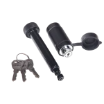 REESE Towpower dogbone style receiver lock with push-button key and rubber cover for trailer protection