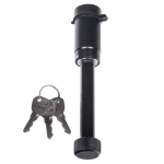 REESE Towpower dogbone style receiver lock with push-button key and rubber cover for trailer protection