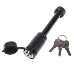REESE Towpower dogbone style receiver lock with push-button key and rubber cover for trailer protection