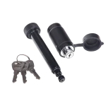 REESE Towpower dogbone style receiver lock with push-button key and rubber cover for trailer protection