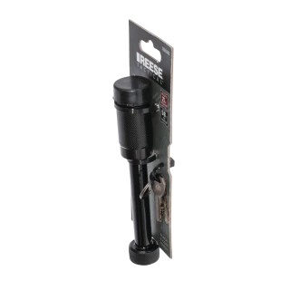 REESE Towpower dogbone style receiver lock with push-button key and rubber cover for trailer protection